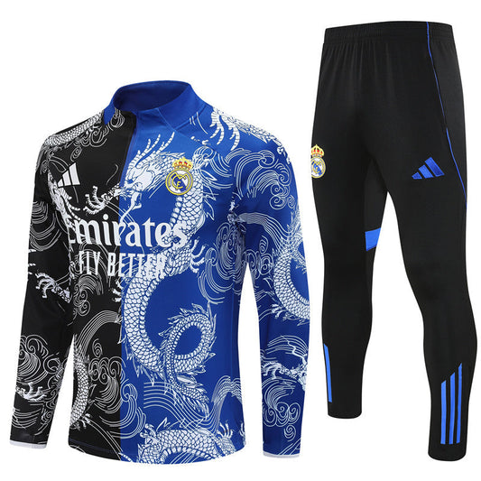 Real Madrid "Azure Serpent" Premium Kids Size Tracksuit