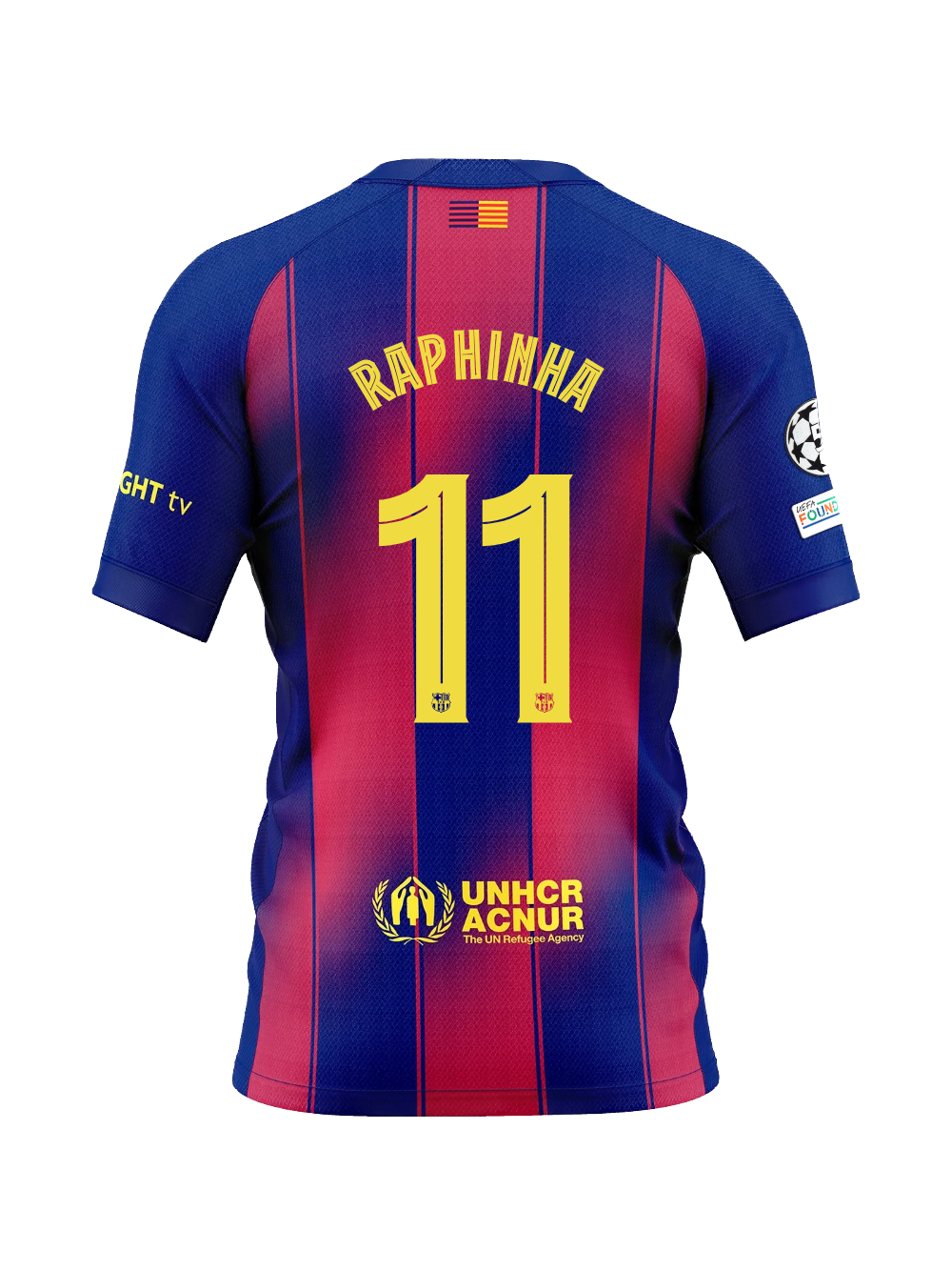Barcelona RAPHINHA 2025/26 Home Player Jersey