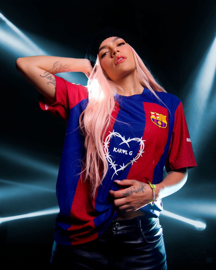 FC Barcelona x Karol G Limited Edition Home Kit