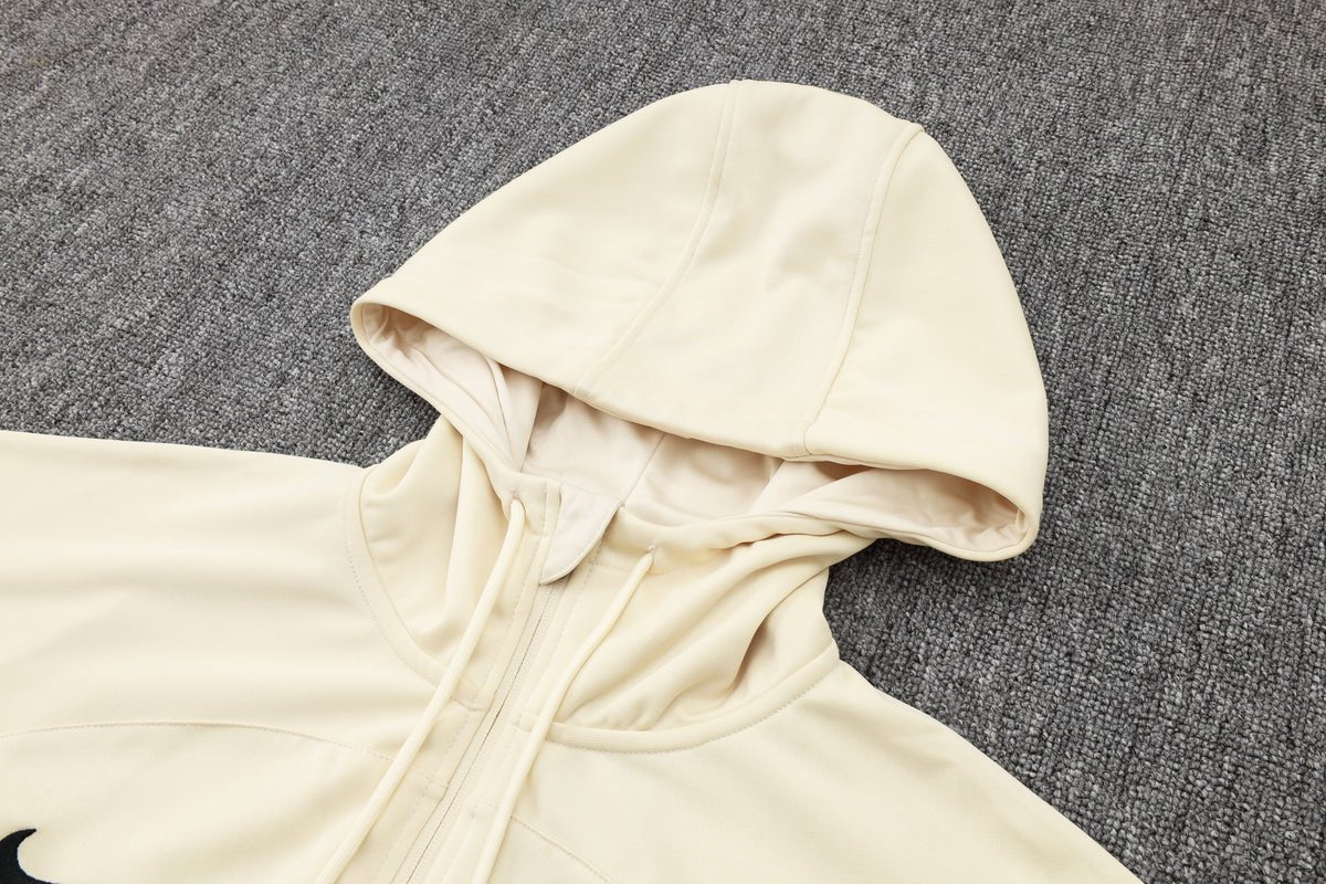 PSG Beige and Dark Blue Premium Tracksuit