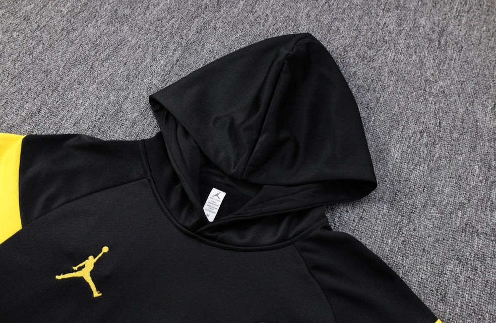 PSG Black and Yellow Premium Tracksuit