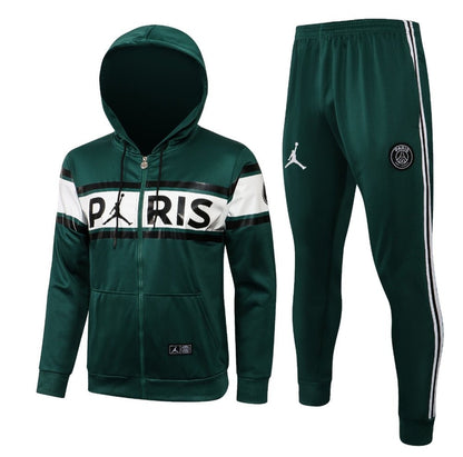 PSG Dark Green and White Premium Tracksuit