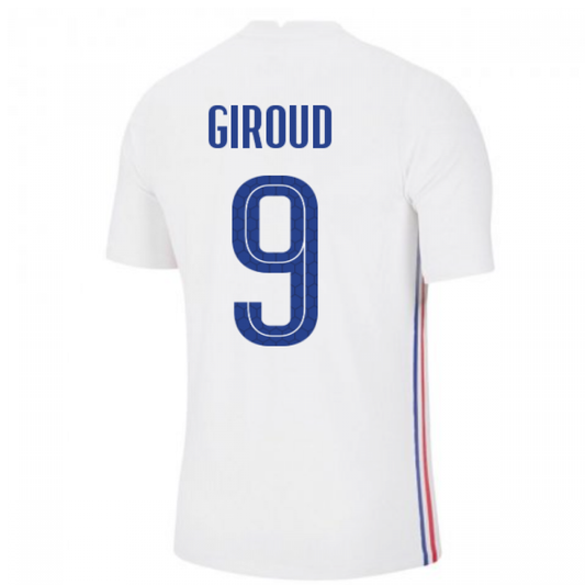 2020-2021 France Away Nike Vapor Match Shirt (GIROUD 9)