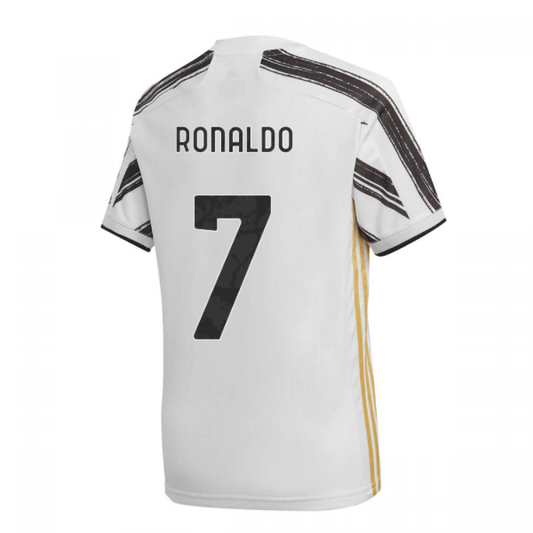 2020-2021 Juventus Adidas Home Shirt (Kids) (RONALDO  7)
