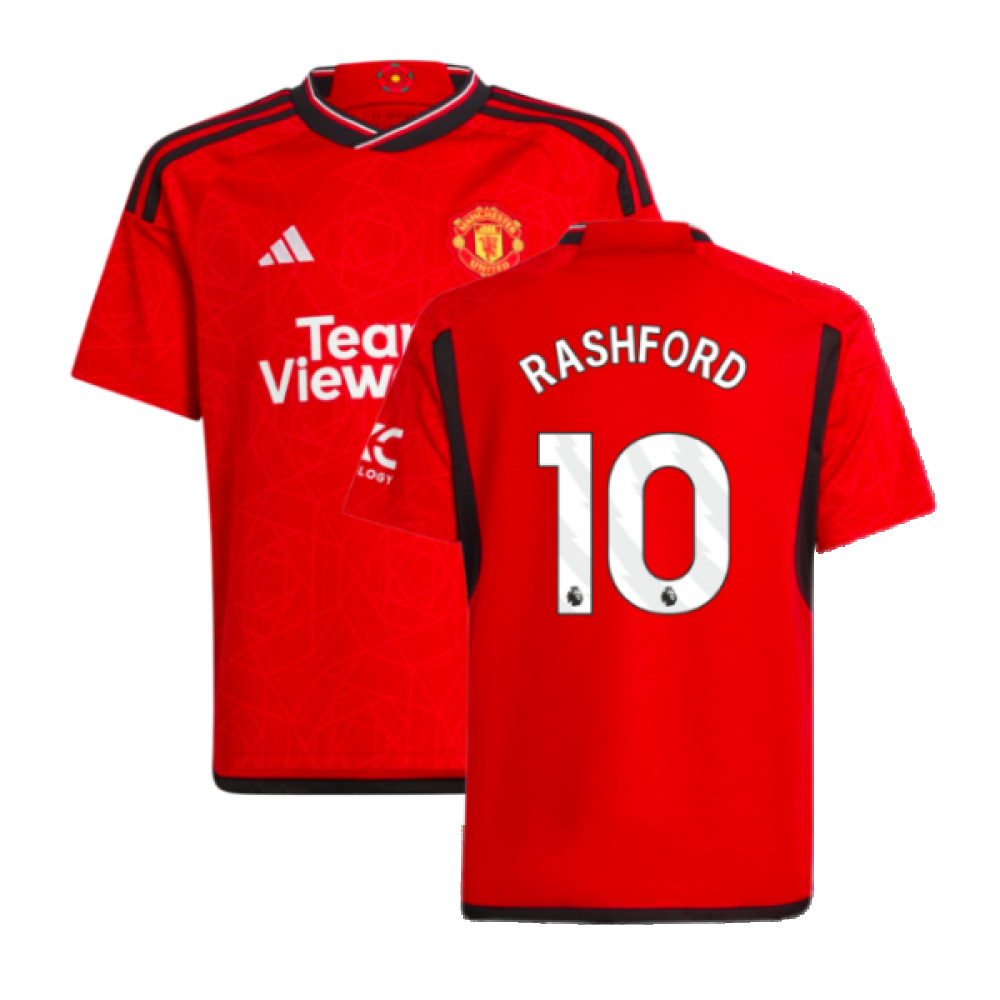 2023-2024 Man Utd Home Shirt (Kids) (Rashford 10)