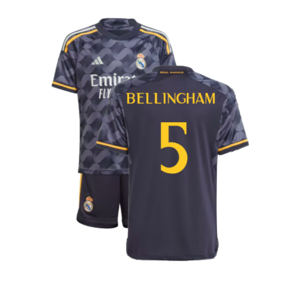 2023-2024 Real Madrid Away Youth Kit (Bellingham 5)