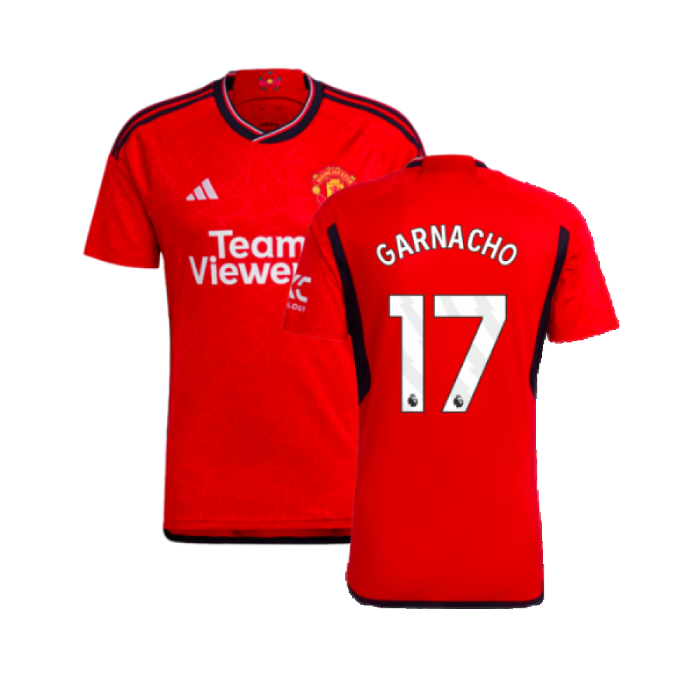 2023-2024 Man Utd Home Shirt (Garnacho 17)