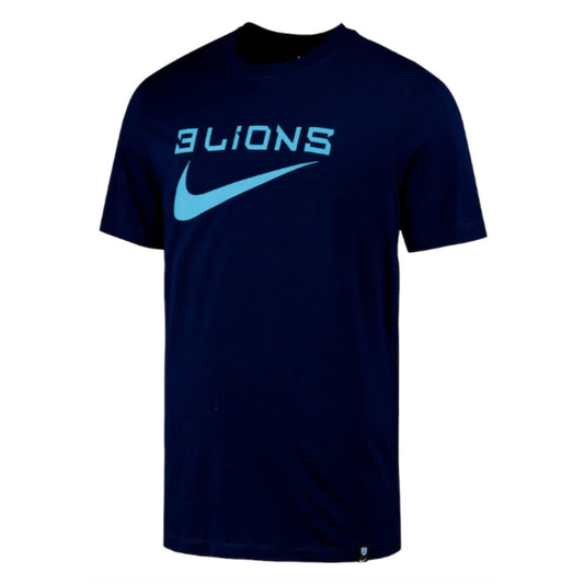 2022-2023 England Three Lions Swoosh Tee (Navy)