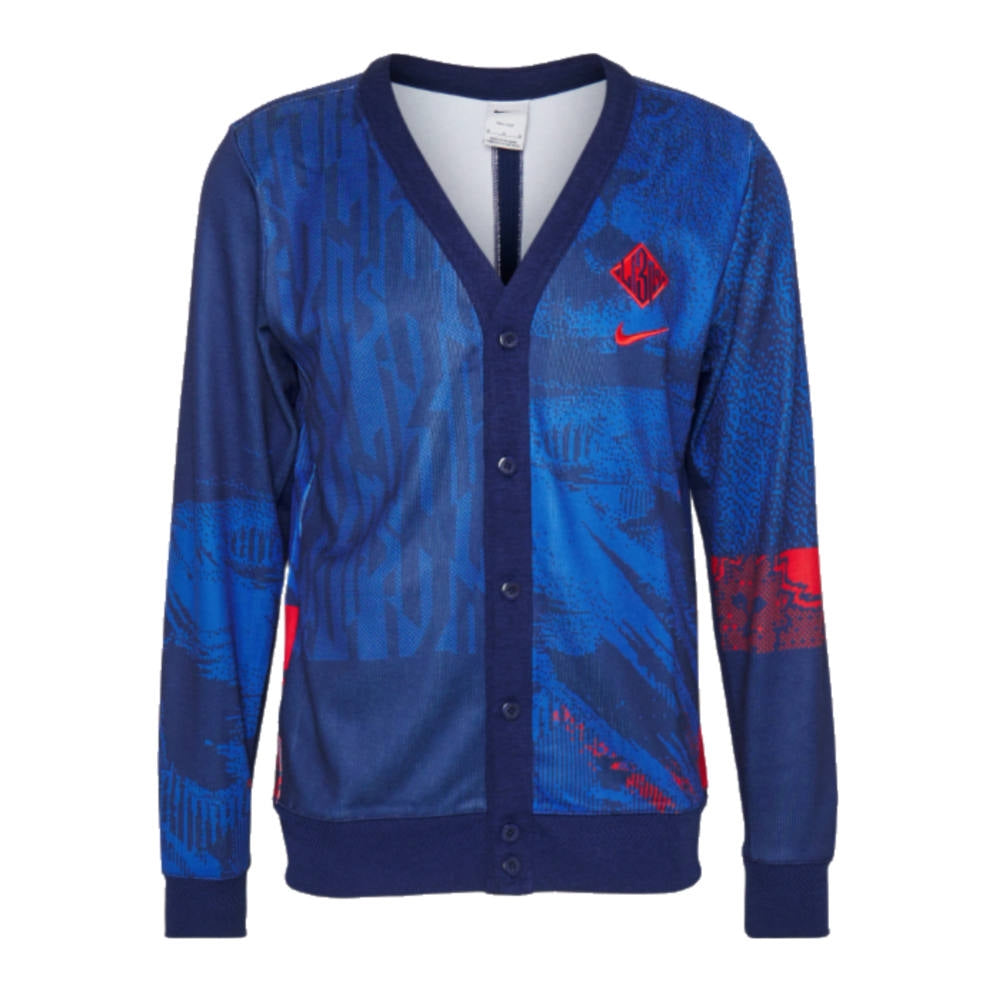 2022-2023 England Dri-FIT Player Cardigan (Blue)