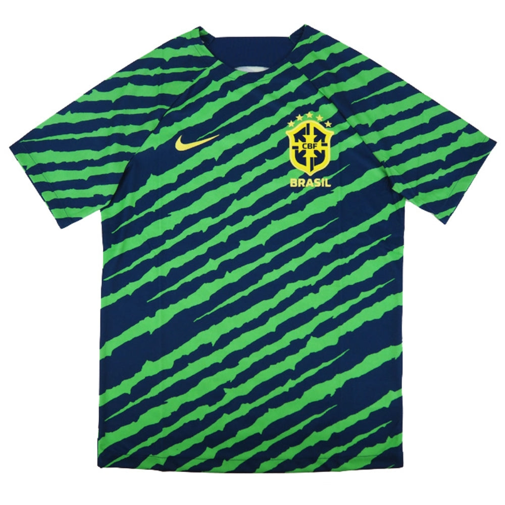2022-2023 Brazil Pre-Match Football Shirt (Green)