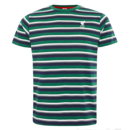 Liverpool International Retro Stripe Tee (Green)