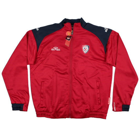 2022-2023 Cagliari Calcio Pre-Match Zip Sweatshirt (Red)