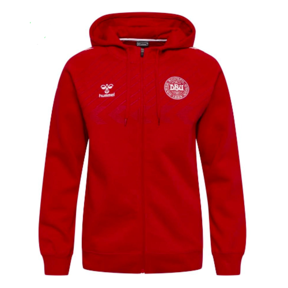 2022-2023 Denmark Fan Hoodie (Red)