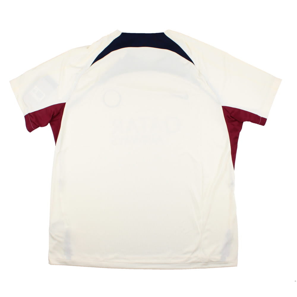2023-2024 PSG Strike Dri-Fit Training Shirt (Cream)