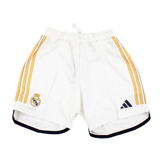 2023-2024 Real Madrid Authentic Home Shorts (White)