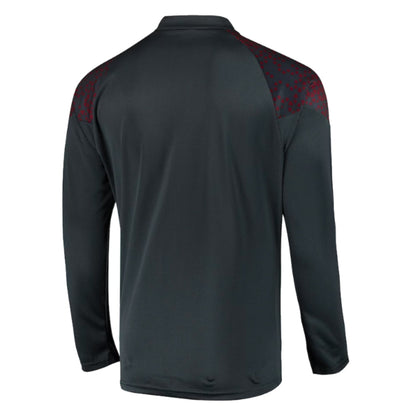 2023-2024 Man City Training Half Zip Top (Strong Grey) - Kids