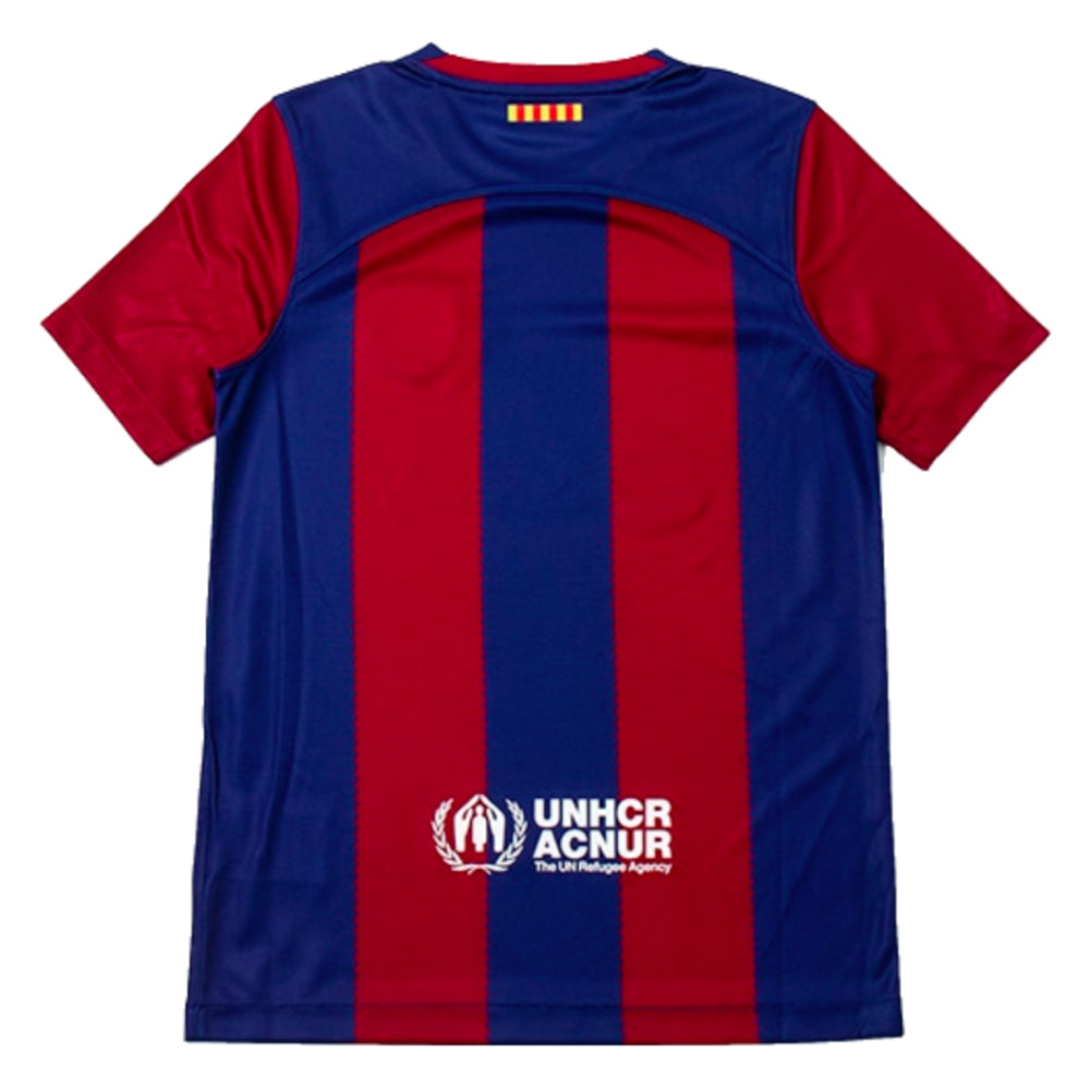2023-2024 Barcelona Home Shirt (Kids) (Lewandowski 9)