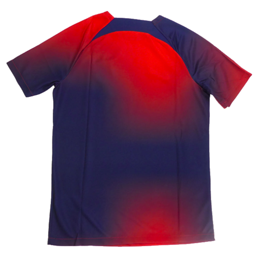 2023-2024 PSG Academy Pro Dri-FIT Pre-Match Shirt (Red)