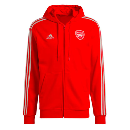 2023-2024 Arsenal DNA Full Zip Hoody (Red)