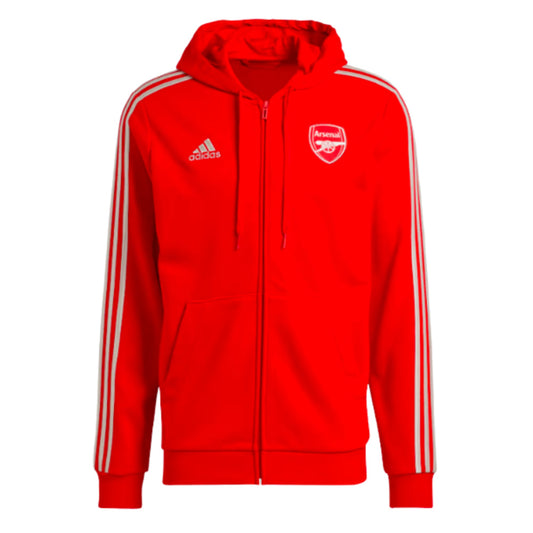 2023-2024 Arsenal DNA Full Zip Hoody (Red)