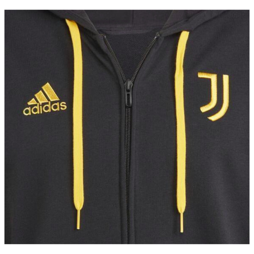 2023-2024 Juventus DNA Full Zip Hoody (Black)