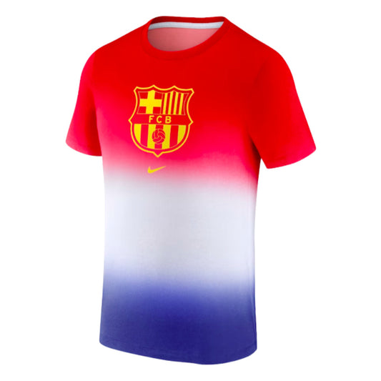 2023-2024 Barcelona Crest Tee (Blue)