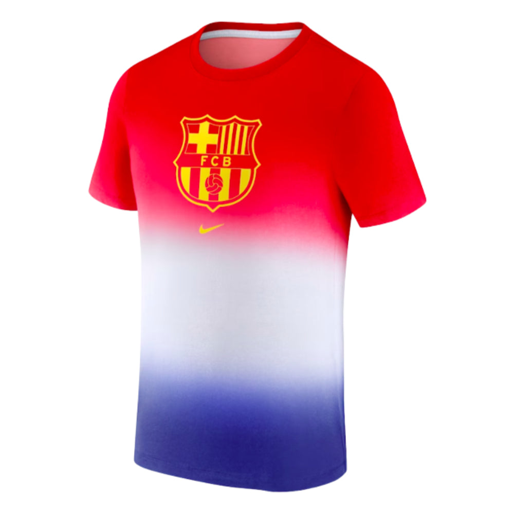 2023-2024 Barcelona Crest Tee (Blue)