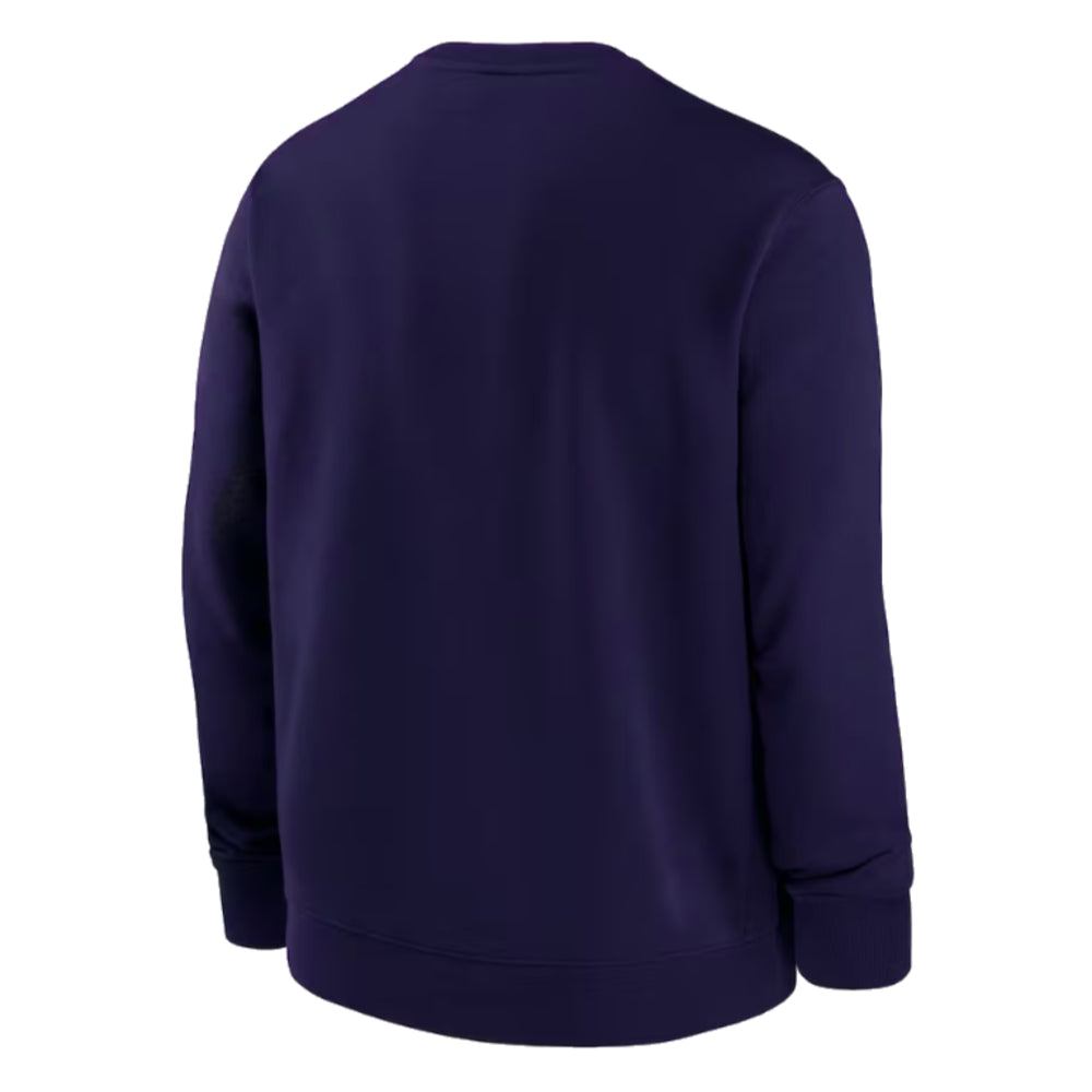 2023-2024 PSG Crew-Neck French Terry Sweatshirt (Navy)