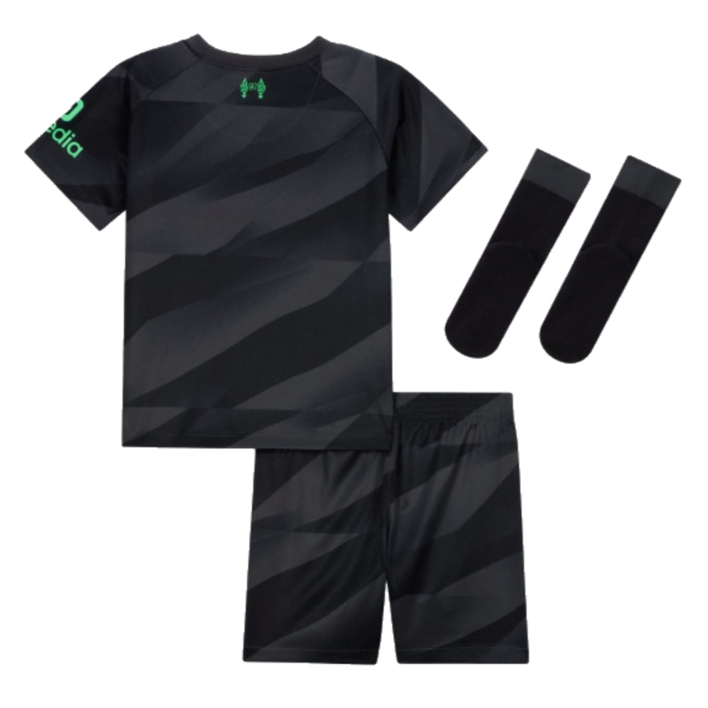 2023-2024 Liverpool Home Goalkeeper Infant Baby Kit