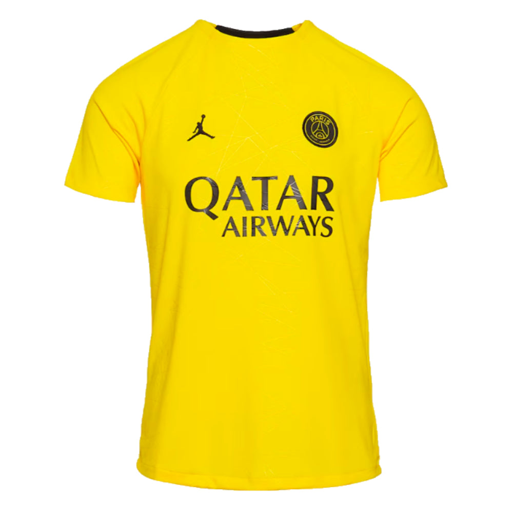 2023-2024 PSG Pre-Match Shirt (Yellow)