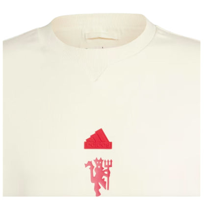 2023-2024 Man Utd Lifestyle Sweat (White)
