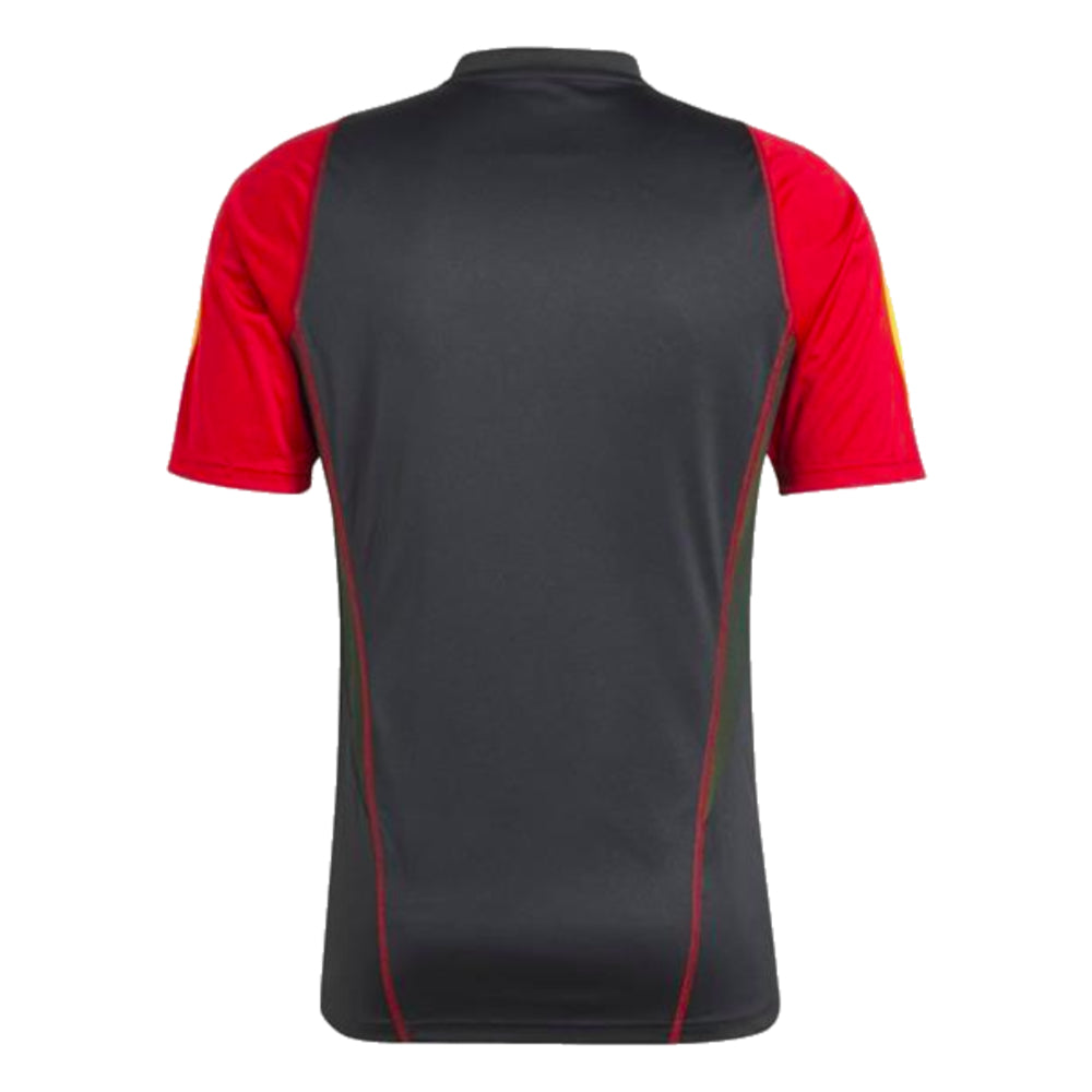 2023-2024 AS Roma Training Shirt (Black)
