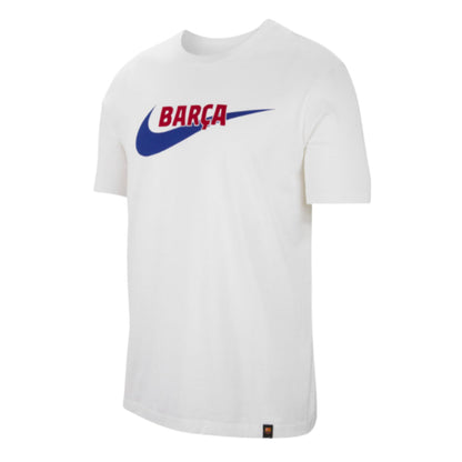 2023-2024 Barcelona Swoosh Club Tee (White)