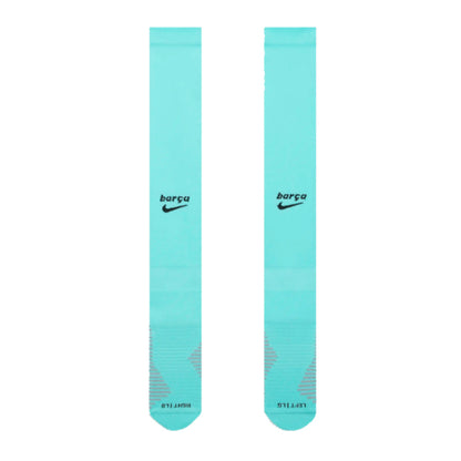 2023-2024 Barcelona Third Socks (Aqua)