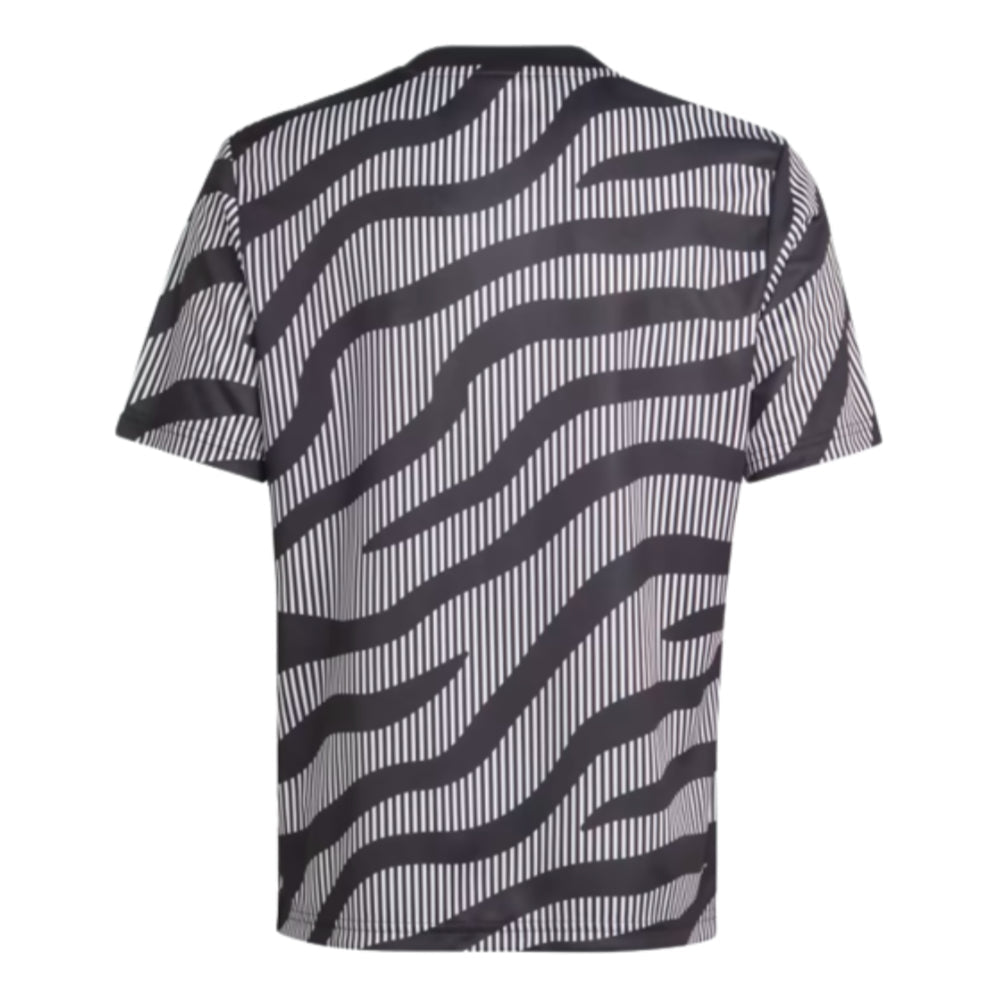 2023-2024 Juventus Pre-Match Shirt (Black) - Kids