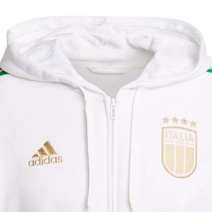 2024-2025 Italy DNA Full Zip Hoody (White)