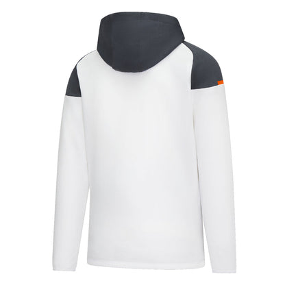 2023-2024 Man City Casuals Hooded Jacket (White)