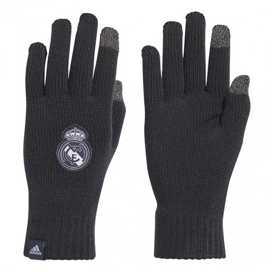 Real Madrid Adidas Gloves (Dark Grey)