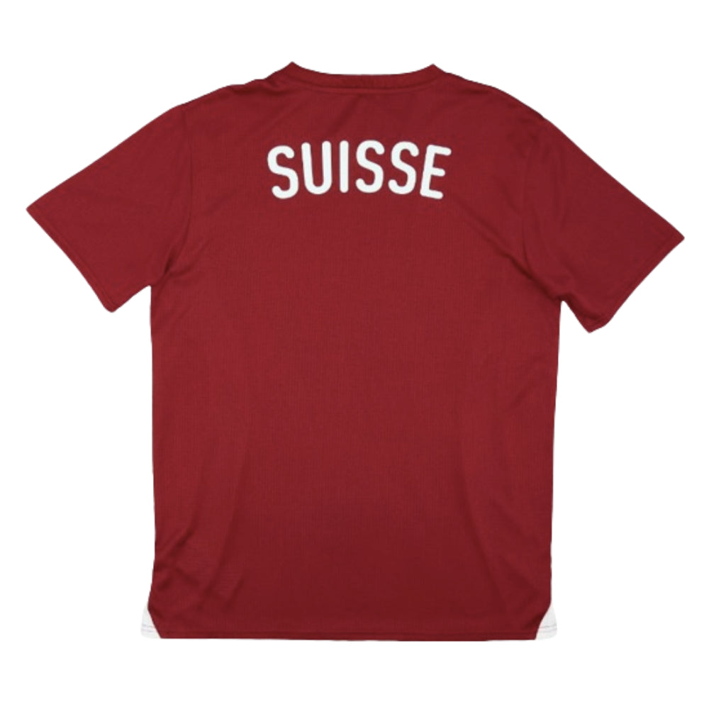 2024-2025 Switzerland Pre-Match Jersey (Red)