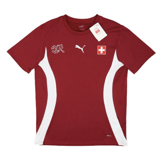 2024-2025 Switzerland Pre-Match Jersey (Red)