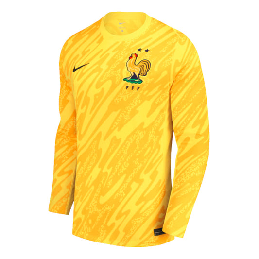 2024-2025 France Goalkeeper LS Home Shirt - Kids