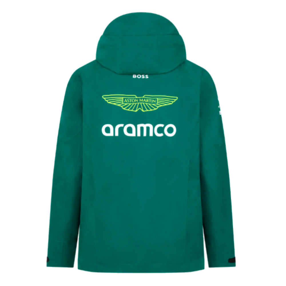 2024 Aston Martin Team Rain Jacket (Green)