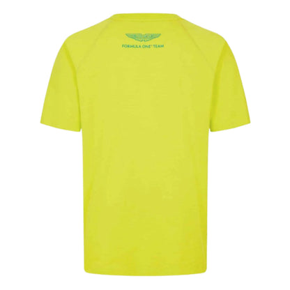 2024 Aston Martin Mens Logo T-Shirt (Lime)
