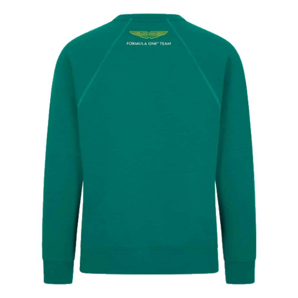 2024 Aston Martin Logo Crew Sweatshirt (Green)