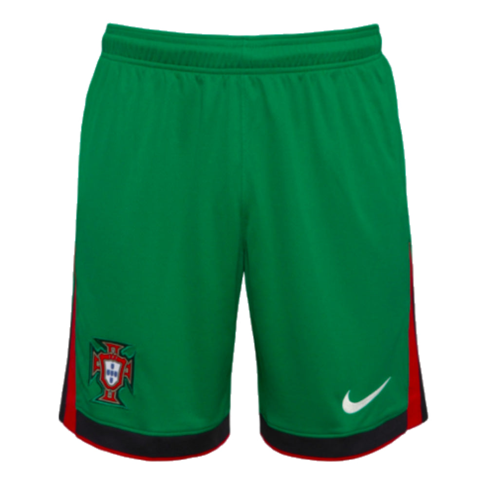 2024-2025 Portugal Home Shorts (Green) - Kids