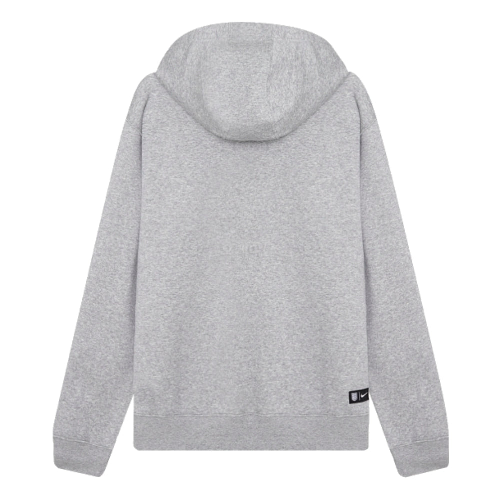 2024-2025 England Football Pullover Hoodie (Grey)