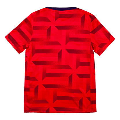 2024-2025 England Academy Pro Pre-Match Top (Siren Red) - Kids