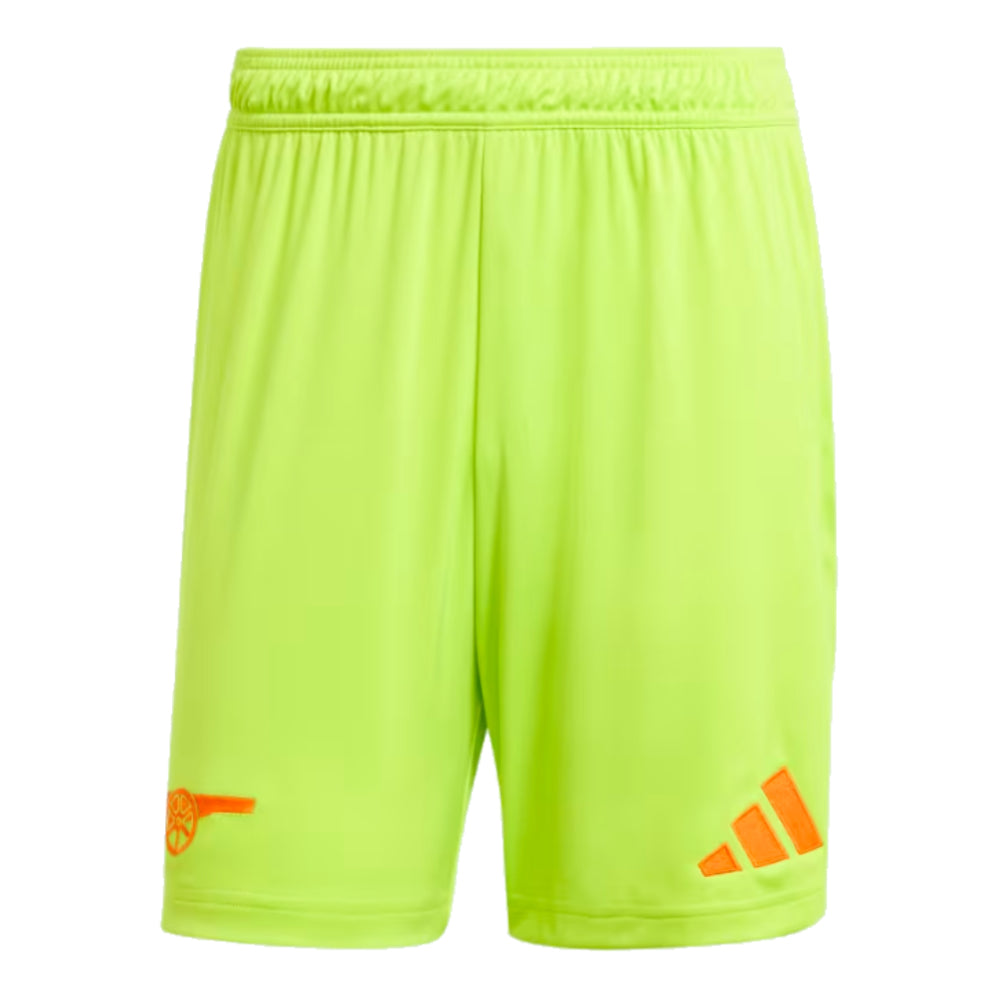 2024-2025 Arsenal Home Goalkeeper Shorts (Yellow)