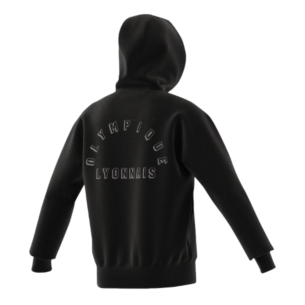 2024-2025 Olympique Lyon Anthem Jacket (Black)