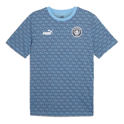 2024-2025 Man City ftblCulture Tee AOP (Navy)